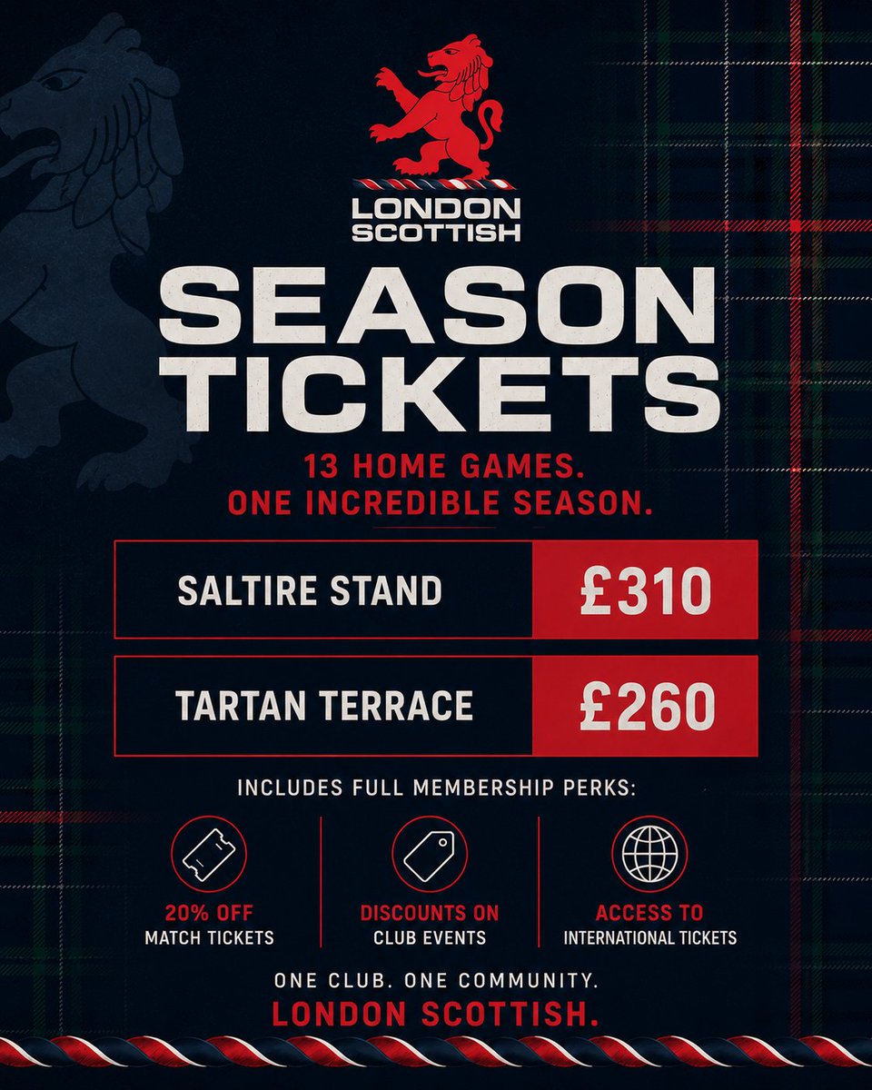 LSFCOfficial's tweet photo. 2026/27 SEASON TICKETS

JOIN THE JOURNEY

🔗
https://t.co/DLRekZDdps

#forthepride https://t.co/6GEk0885yJ