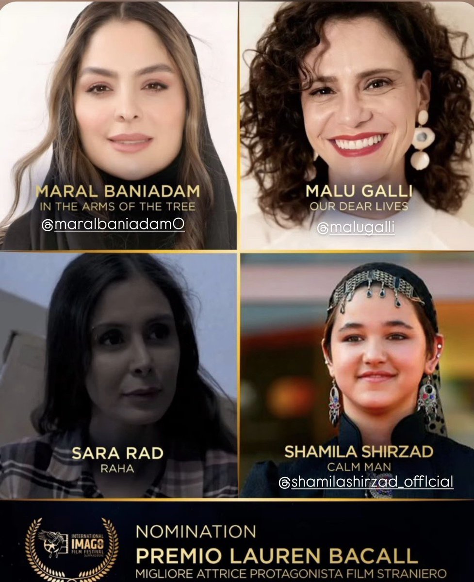 portalmgalli's tweet photo. 🆕️ Malu foi indicada ao International Imago Film Festival, na categoria de Melhor Atriz de filme estrangeiro, por sua atuação no filme "Querido Mundo". ✨️ https://t.co/eZJgpnTcRH