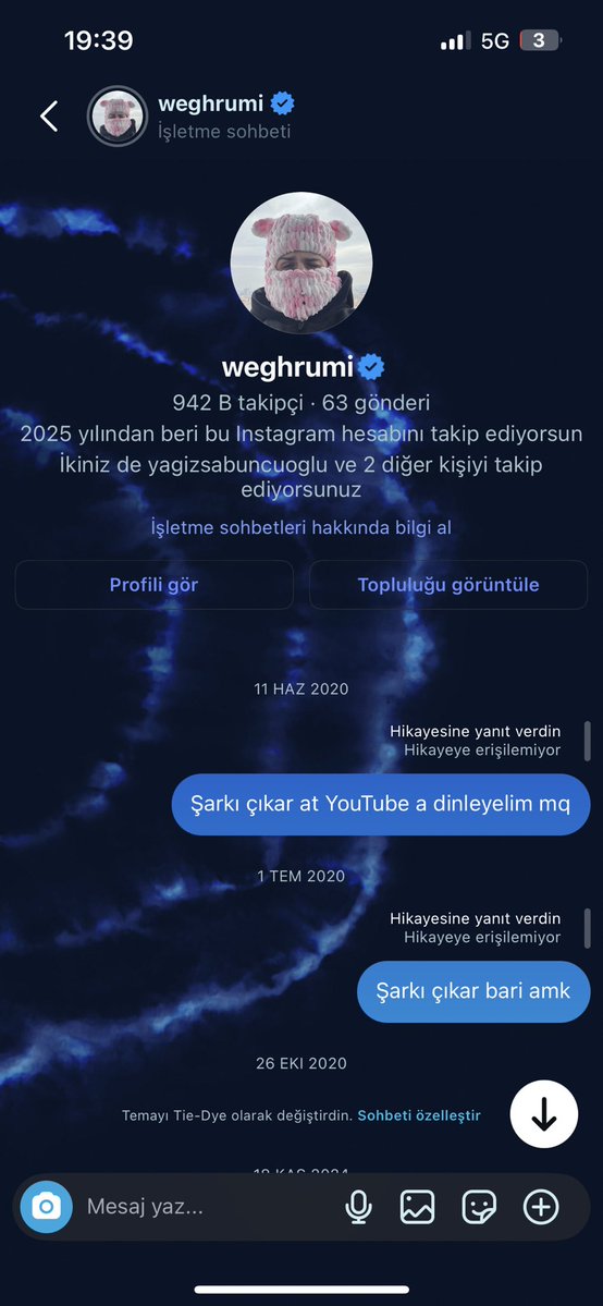 s1angVZ's tweet photo. 6 sene önce de aynıymışsın be @weghrumi https://t.co/SwTuzIWsQx