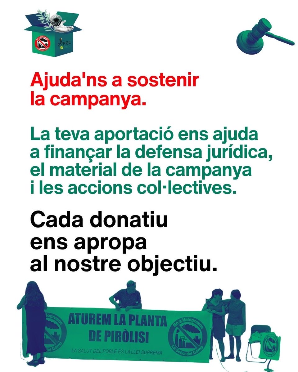 novalogreene's tweet photo. 🚨Que s’hagi iniciat la revisió d’ofici de la llicència ambiental, ni la consegüent suspensió cautelar de la llicència d’activitats, no vol dir que s’aturi el Valogreene

✨ Necessitem la vostra ajuda.

https://t.co/9a1PJ559oS https://t.co/b8CRzwOjkV