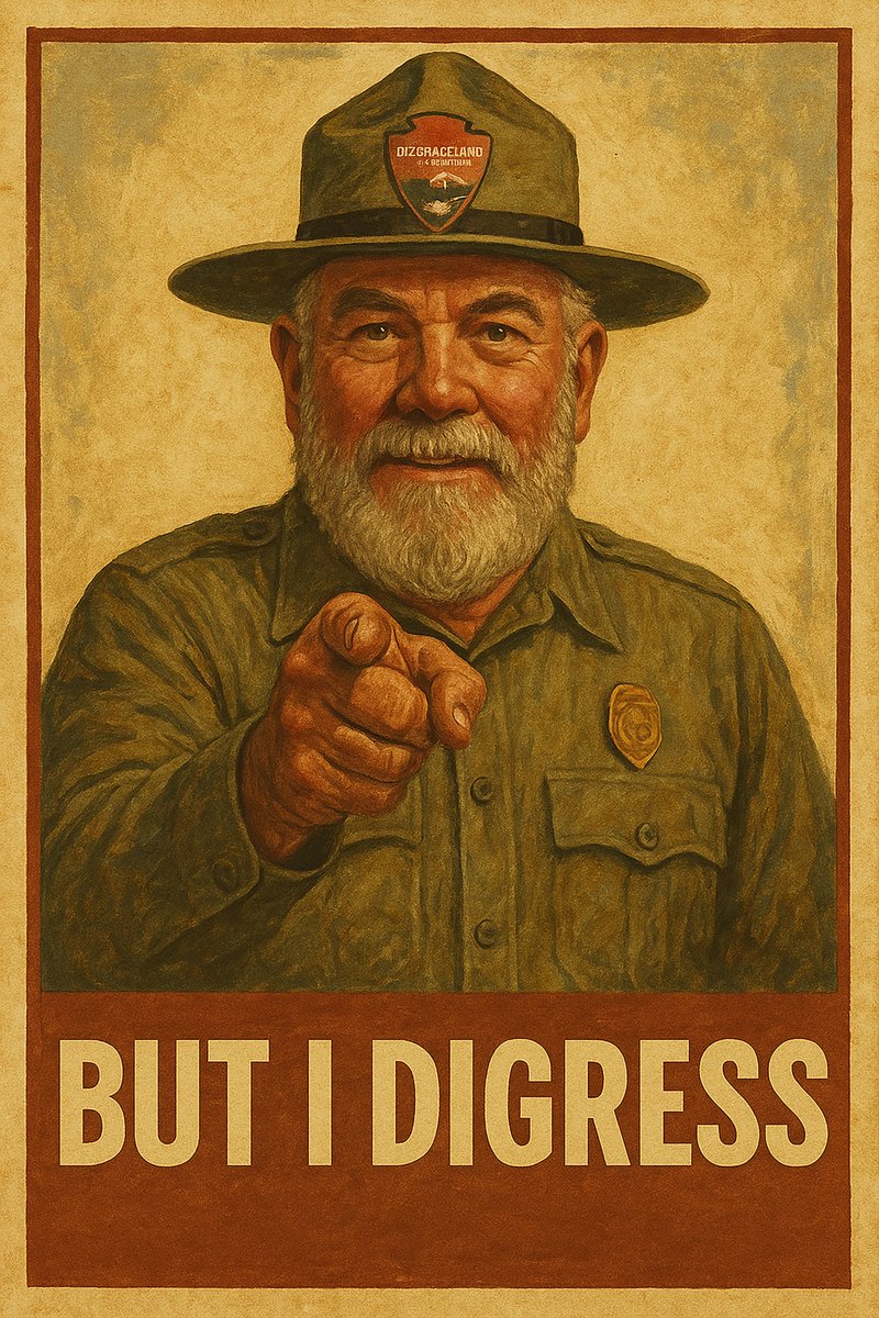 Dizgraceland's tweet photo. It's World Ranger Day! #WorldRangerDay
Only you can prevent digressions. #DizgracelandDizigns #NetArt #Humor
https://t.co/o2BN2NMyim
#Ranger #Digression https://t.co/54jrY9tzof