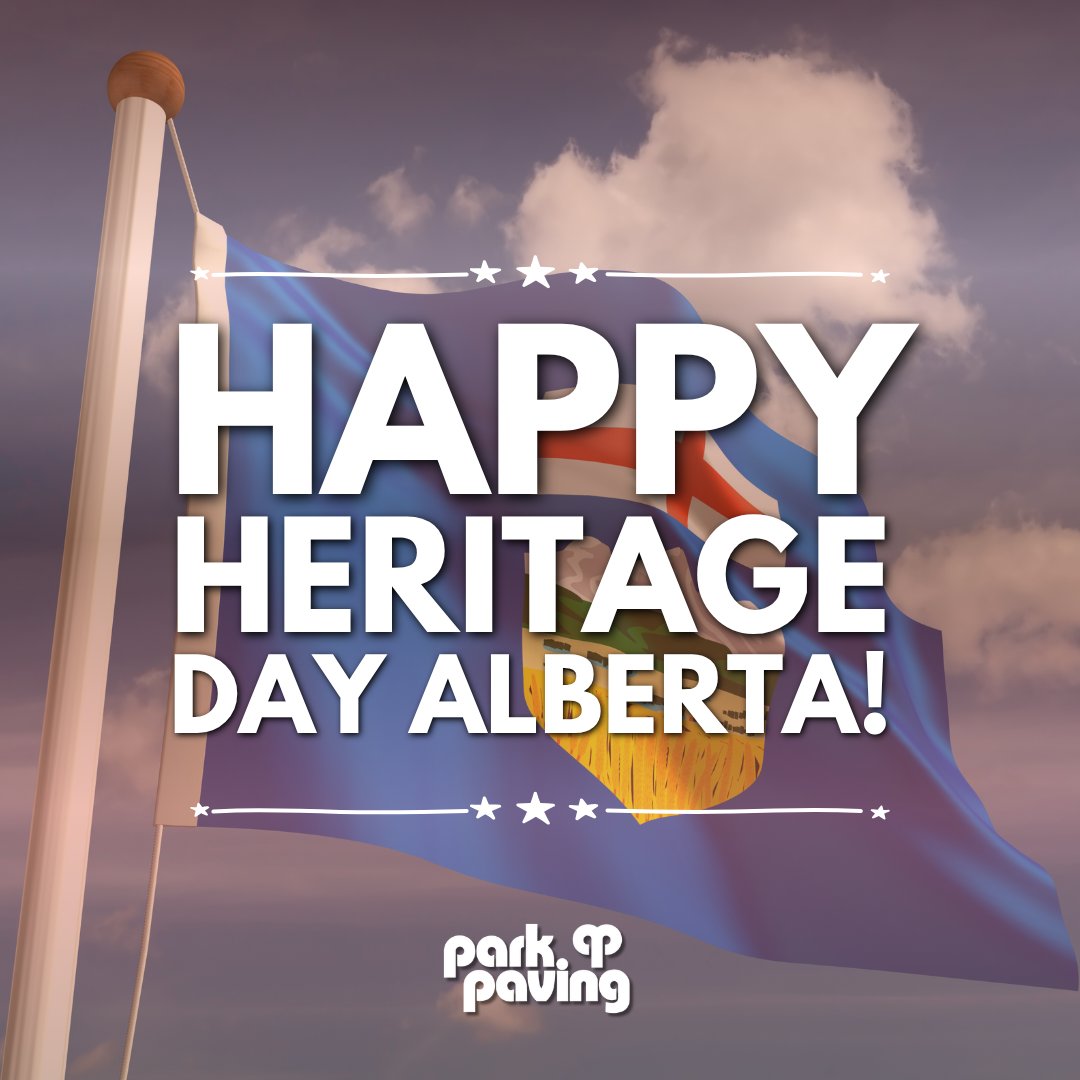 ParkPaving's tweet photo. Happy Heritage Day! We hope you have a safe and fun day with your loved ones.

#yeg #yegbusiness #yegconstruction #yeglocal #yegcommunity #alberta #canadianbusiness #edmonton #yegbuilders #construction #heritageday https://t.co/TGcpVCeiCM