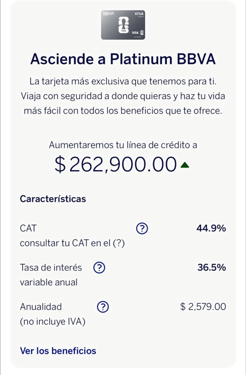 InversionesAld's tweet photo. 🔵 BBVA quitó los accesos a salas VIP y de inmediato empezó a mandar ascensos a la tarjeta Platinum. ¿Coincidencia o estrategia?
💬 Dime si también te acaba de aparecer la oferta en la app.
#bbva #bbvabancomer #tdc #platinum #bbvamexico https://t.co/NYAB6av9CA