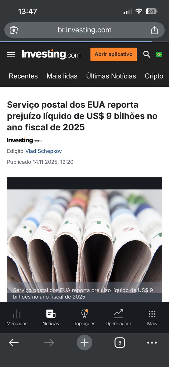 Arthur_mottaaa's tweet photo. @GabrielHWP_ @dialogos_imagin @ivanvieira_5 Empresa estatal tem que cumprir função social, não dar lucro. Imposto serve justamente pra cobrir prejuízos de setores estratégicos. https://t.co/C8ke8Uxbmq