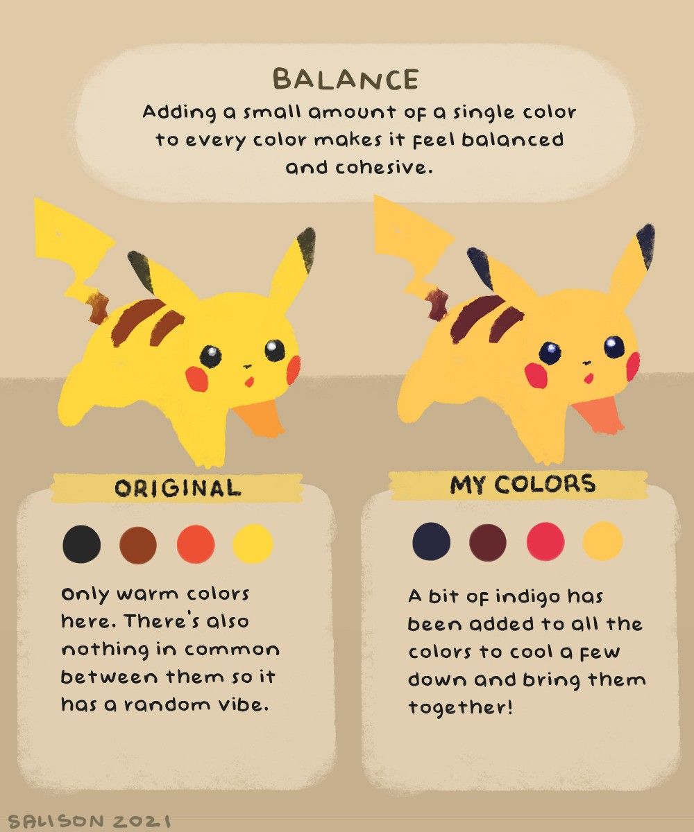 LumiCanvass's tweet photo. The easiest way to make an entire color palette feel connected https://t.co/WkpciH6Y2V