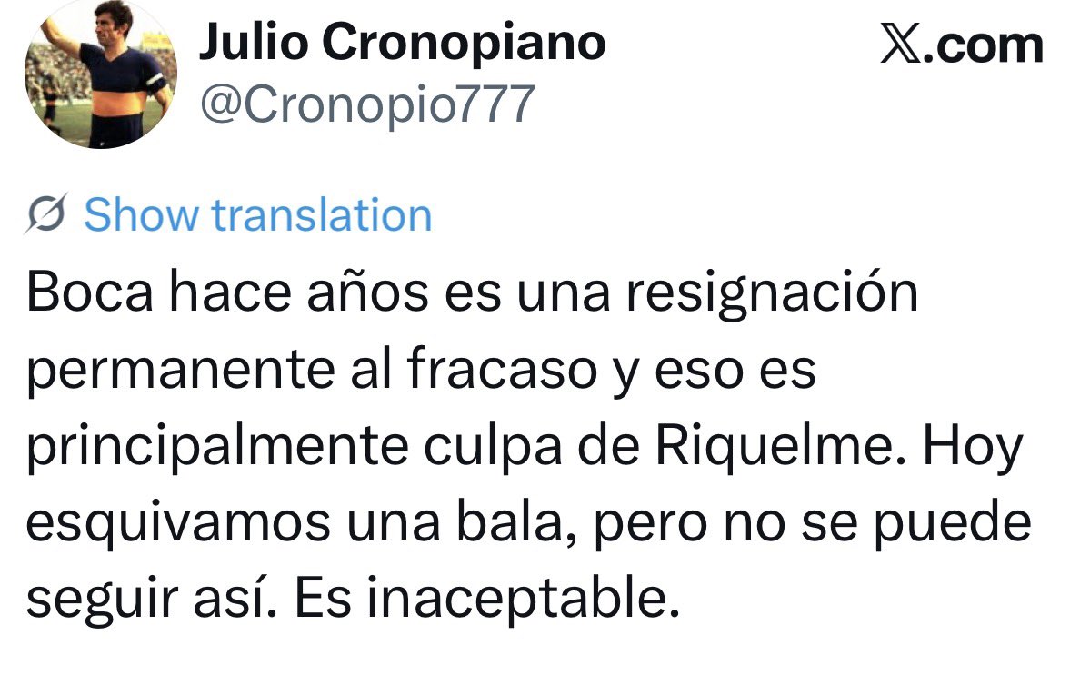 Boca Querido tweet media