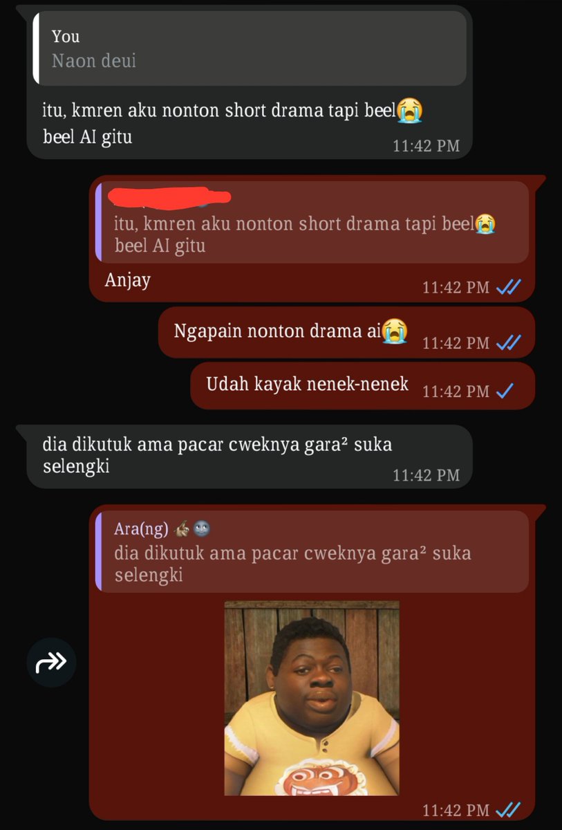 Athan kena GB ga bs rep 🥲 tweet media