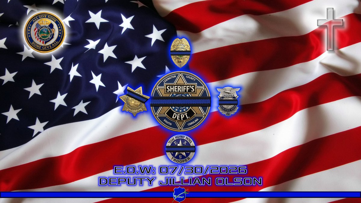 retiredNCSHP's tweet photo. @LCSD_News @wis10 @WLTX @abc_columbia @wachfox @thestate @LexChron @PCColumbia @postandcourier @NaomipopaWIS10 Rest In Peace:  Master Deputy Jillian Olson. https://t.co/JO2g1sDwxj