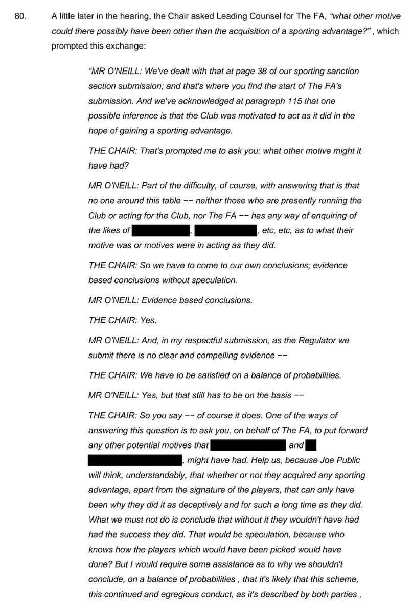slbsn's tweet photo. 🤓 A remarkable exchange made all the more remarkable when you remember Brian O'Neill KC was Leading Counsel for The FA and not Chelsea. https://t.co/zujaGh3abX