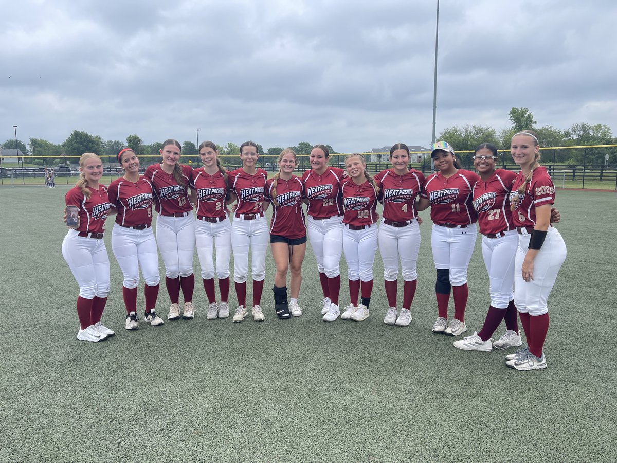 HeatPremier2011's tweet photo. It's not just about the journey or the destination—it's about who you share it with. ❤️

We wrapped up the week at AFCS with a Final 6 finish out of 39 TIII teams! 

Team Highlights: 21 doubles, 3 HRs, 66 runs scored, .345 Team BA, 65 IP, 4 CS https://t.co/upIvvG06q2
