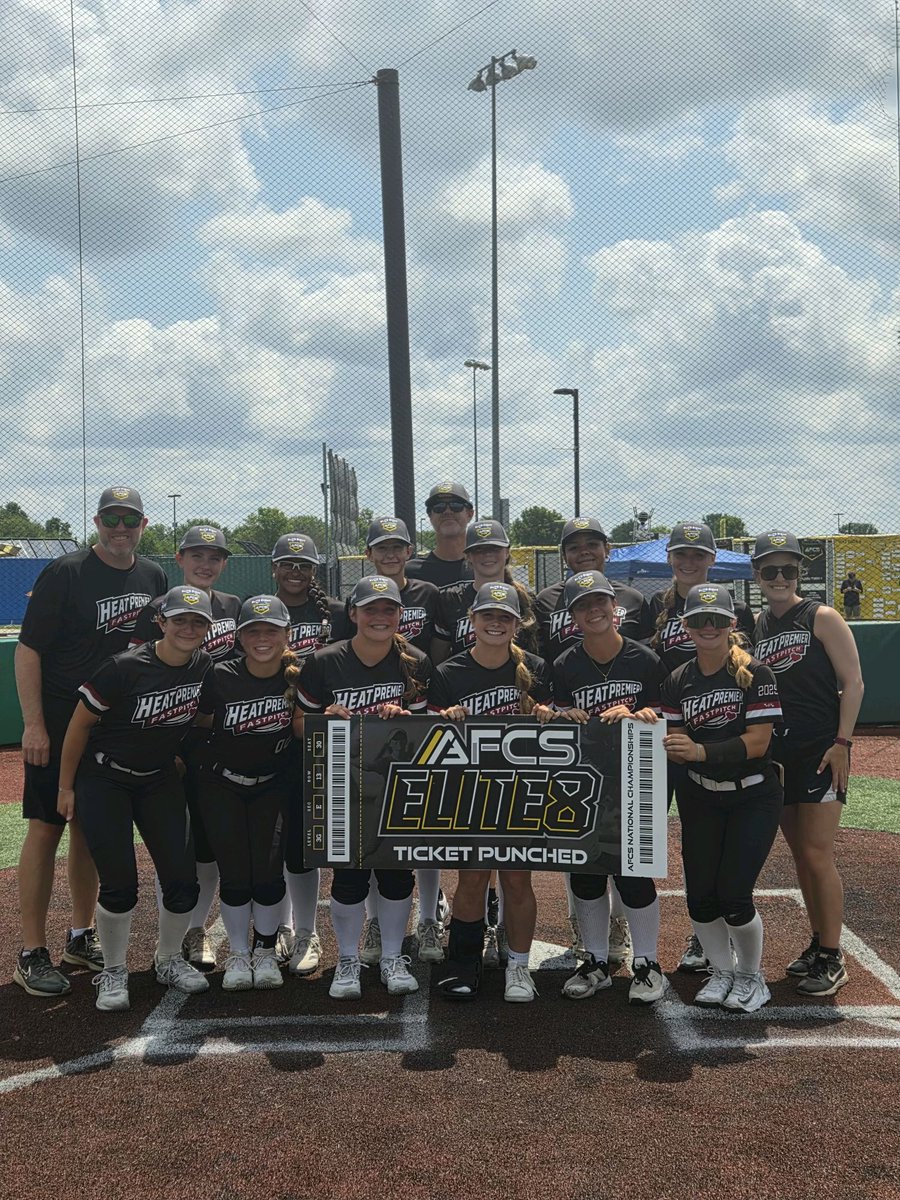 HeatPremier2011's tweet photo. It's not just about the journey or the destination—it's about who you share it with. ❤️

We wrapped up the week at AFCS with a Final 6 finish out of 39 TIII teams! 

Team Highlights: 21 doubles, 3 HRs, 66 runs scored, .345 Team BA, 65 IP, 4 CS https://t.co/upIvvG06q2