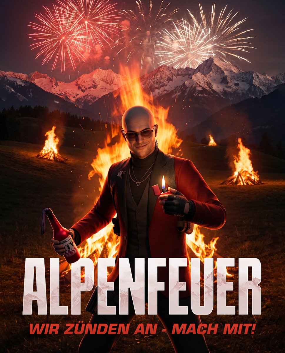 Standoff2DE's tweet photo. 🔥 Wir zünden das ALPENFEUER an!

Mach mit - Jeder Kommentar, jeder Like und jedes Share hilft vergrößert unser Feuer!
Je mehr wir davon über das Wochenende schaffen, desto größer wird die Überraschung am Montag!

https://t.co/v7KFTMjuUG https://t.co/5rbFt0k66S
