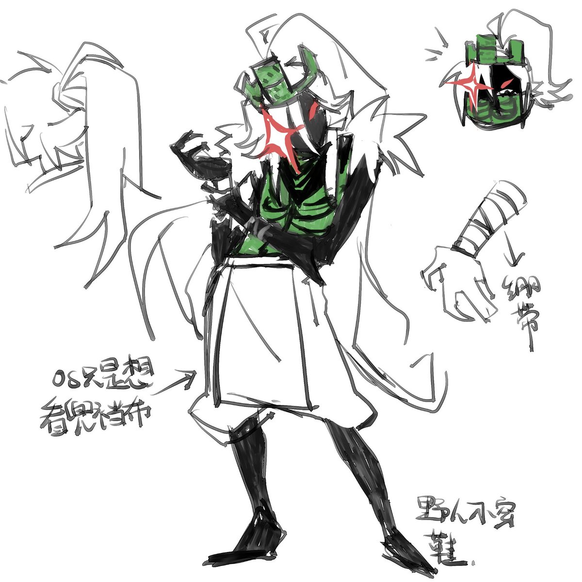 wastefox4's tweet photo. #doublezipper 就当私设把 https://t.co/hjTAOFdHkc