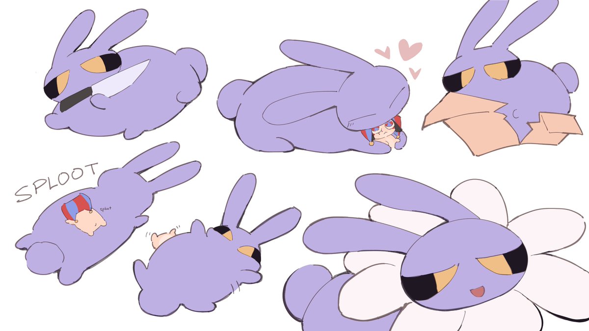 nomi_illust's tweet photo. Bunbun doing bunbun things https://t.co/mibMb3tiwr