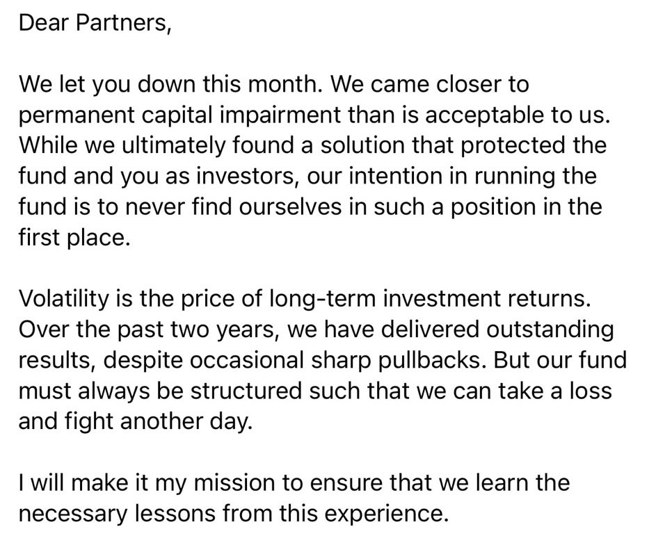 exec_sum's tweet photo. Here is the full letter Leopold Aschenbrenner sent to Situational Awareness LPs on Thursday night

The AI-focused hedge fund is still up 80% YTD despite a 67% drawdown this month https://t.co/bWdSsyK3js