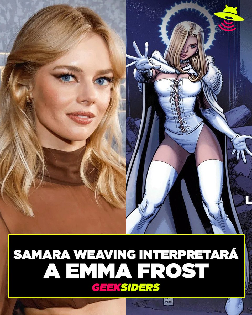 GKSiders's tweet photo. De acuerdo con Deadline, Samara Weaving ha sido la elegida para interpretar a Emma Frost en la próxima película de los X-Men del MCU 🤩🤩🤩
#Geeksiders https://t.co/6ilfxddTl8