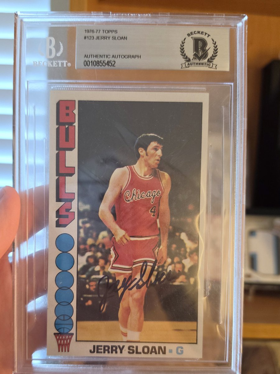 TusksUp's tweet photo. @kwjazzman @garyplayer My Jerry Sloan auto card. https://t.co/y6RU3TPs6q