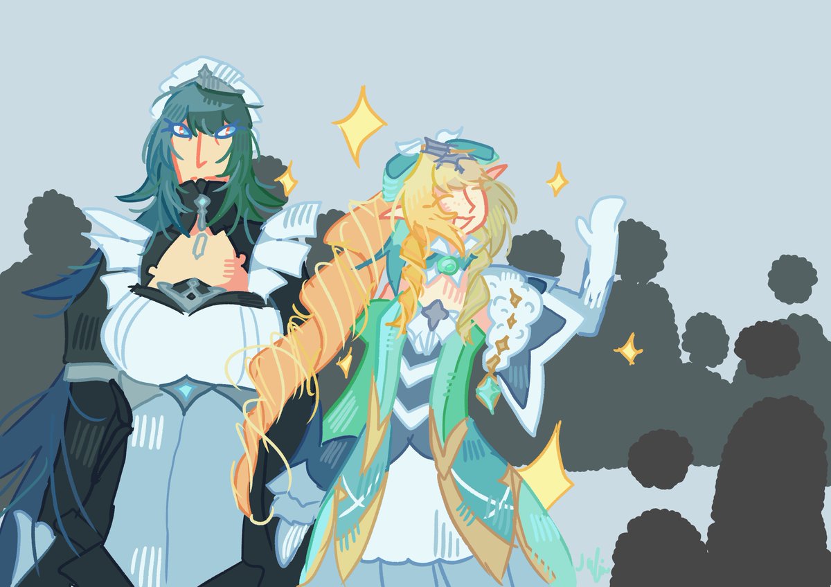 yurigoddness's tweet photo. did i heard new yuri? #genshinimpact #vesna #danica https://t.co/ZRXuEgO7qT