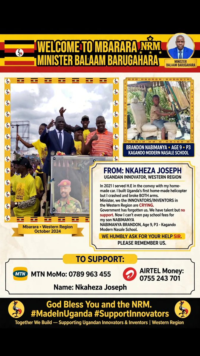 AfricanNkaheza's tweet photo. @mkainerugaba @BalaamBarugahar FOR GOD AND MY COUNTRY!! https://t.co/zIrXROnrph
