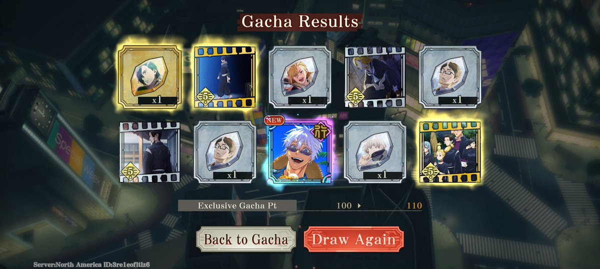 HaleyVasquez14's tweet photo. I got the new Gojo card 🩵 #jujutsukaisenphantomparade https://t.co/li3um7Ozmp