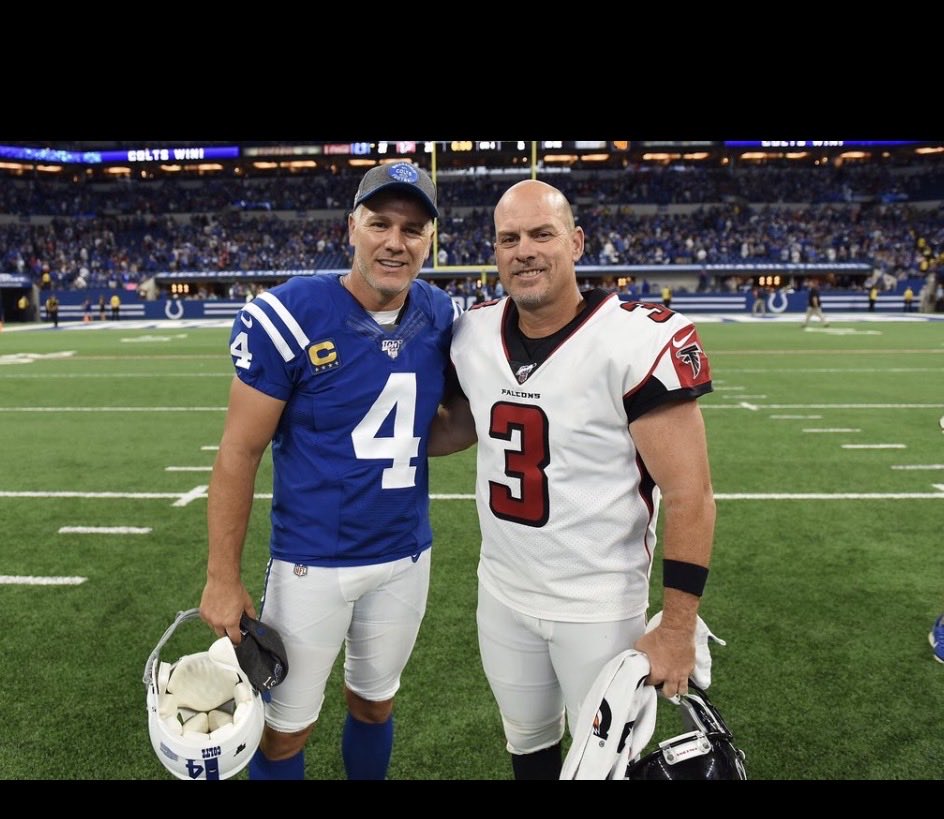 Matt_Bryant3's tweet photo. Congratulations @adamvinatieri on your HOF honor! https://t.co/mZaHYcJiCe