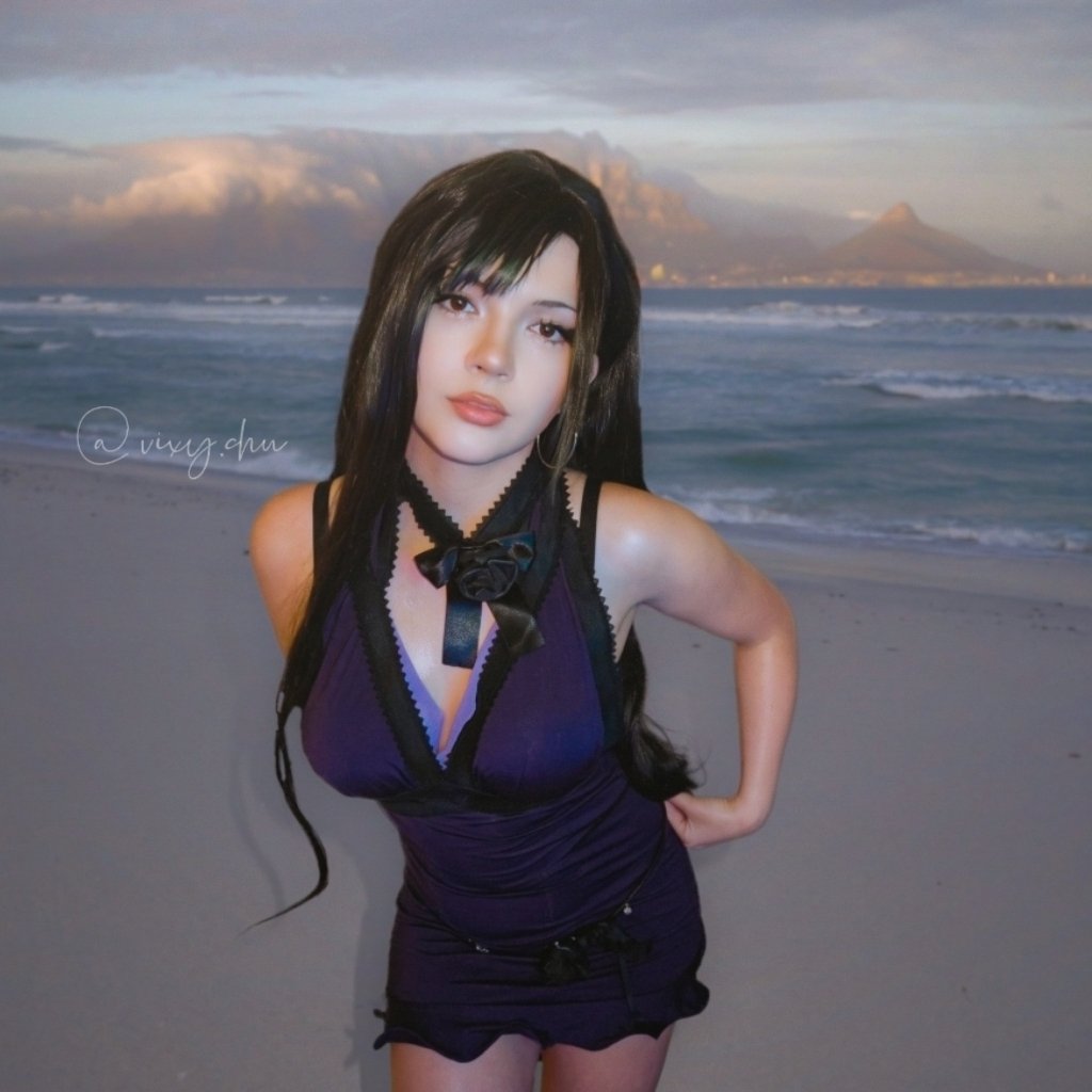 vixychu's tweet photo. Character: Tifa Lockhart
From: Final Fantasy 7
------------------
Wig: aliexpress
Dress: Aliexpress
------------------
#cosplay
#tifalockhart
#tifalockhartcosplay
#finalfantasycosplay
#finalfantasy7remake
#cosplayer https://t.co/zUaNU7Ltbz