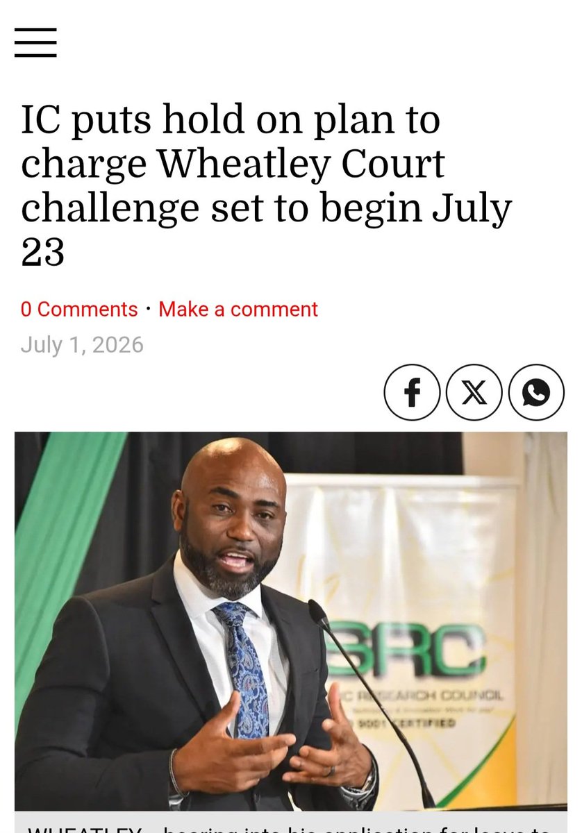 dentona22's tweet photo. This media house is a supporter of corruption; collecting govt money to carry false narrative. How can Wheately win something that was not up for grabs. From July 1 the IC gave the commitment that it will not charge until the Review is complete. https://t.co/AloEtBVEtF