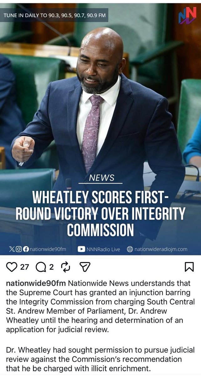dentona22's tweet photo. This media house is a supporter of corruption; collecting govt money to carry false narrative. How can Wheately win something that was not up for grabs. From July 1 the IC gave the commitment that it will not charge until the Review is complete. https://t.co/AloEtBVEtF