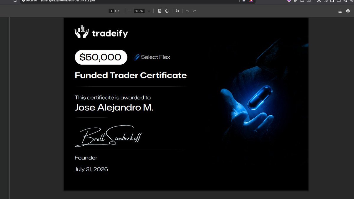 morillotrader's tweet photo. Gracias a Dios, la primera, con otra metodología, pero se puede! #50k en fondeo, vamos por las que sigue! https://t.co/8fgdpCyksq