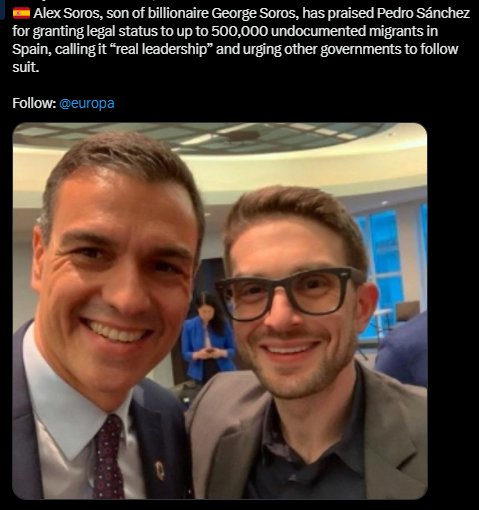 SoundScotsman89's tweet photo. Always a Soros up to no good in the background.  The west will still have the sneaky son causing trouble after George dies of old age. Hopefully soon after what he has done to us https://t.co/6Qq3khtUoC