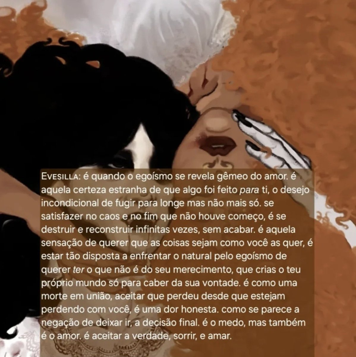 ykissues's tweet photo. “desejo incondicional de fugir para longe mas não mais só”
“é estar tão disposta a enfrentar o natural pelo egoísmo de querer ter o que não é do seu merecimento, que crias o teu próprio mundo só para caber da sua vontade” https://t.co/X3w7Ql2TbC