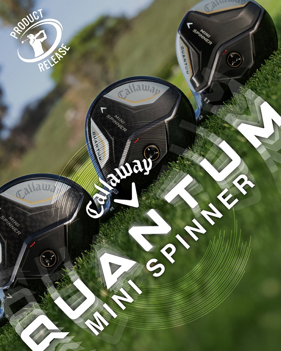 clubchampmedia's tweet photo. Distance, control, and versatility packed into a smaller profile.
@CallawayGolf
Order your Callaway Quantum Mini Spinner at location near you. Link in bio!
#ClubChampion #CallawayGolf #CallawayQuantum #CustomFitting #GolfGear #Golf #MiniDriver https://t.co/jM13Mg23g4
