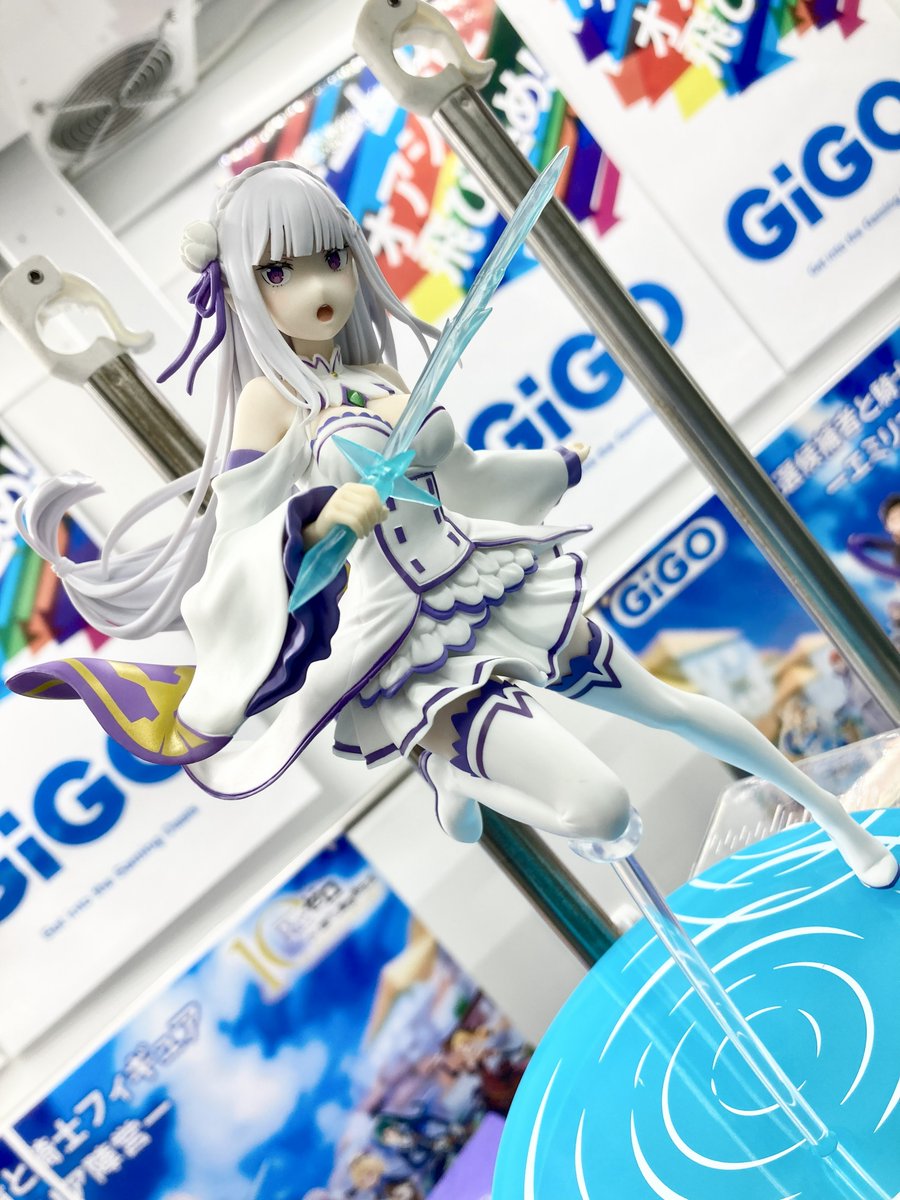 GiGO_Nikko's tweet photo. 【景品情報】
王選候補者と騎士フィギュア-エミリア陣営 
入荷致しました🎉
興味のある方は是非プレイしてみてください✨
皆様のご来店お待ちしております✨
#リゼロ https://t.co/JidNIg5NPP