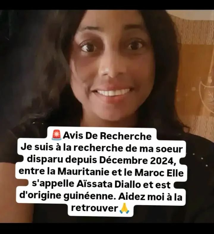 Avis de Recherche Senegal tweet media