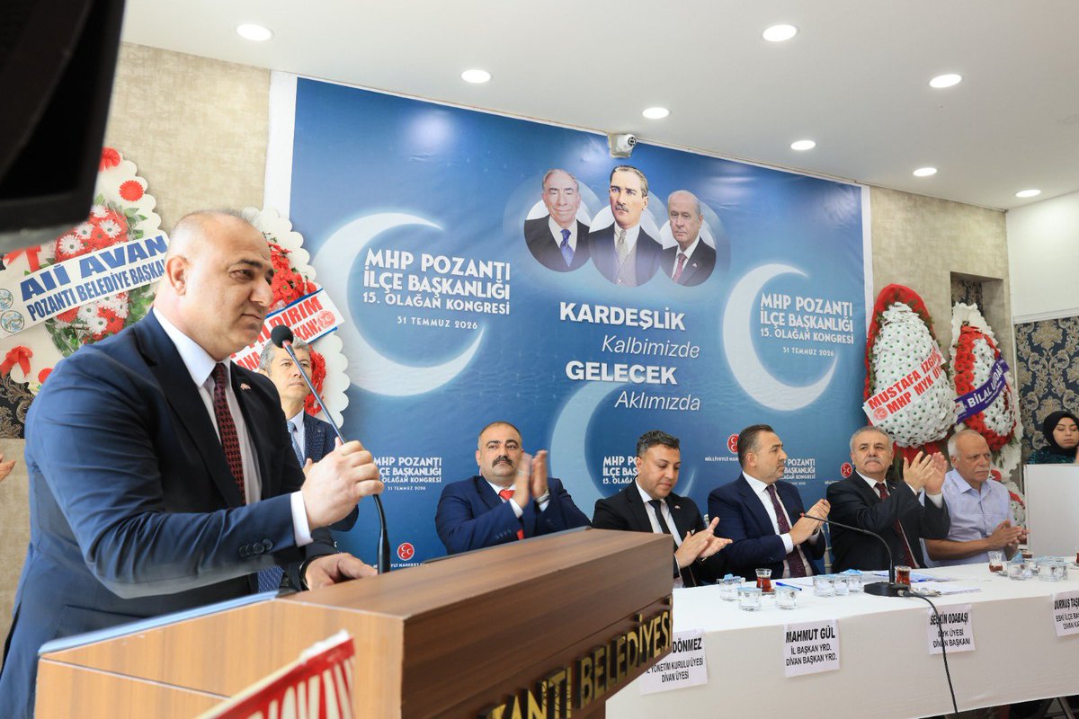 CemTutsoy's tweet photo. 📍Pozantı

Ülkü Ocakları Adana İl Başkanlığı olarak, MHP MYK Üyemiz Seçkin Odabaşı'nın Divan Başkanlığını yaptığı MHP Pozantı İlçe Başkanlığımızın 15. Olağan Kongresi'ne; MHP Adana İl Başkanımız Hakan Yıldırım, MHP İlçe Başkanlarımız, Pozantı Belediye Başkanımız ve Ülkü Ocakları Pozantı İlçe Başkanımız birlikte katıldık.

MHP Pozantı İlçe Başkanı seçilen Sevgi Ayvalı'ya başarılar diliyor, görevi devreden Mehmet Kurtul'a bugüne kadar vermiş olduğu emek ve hizmetlerinden dolayı teşekkür ediyoruz.
