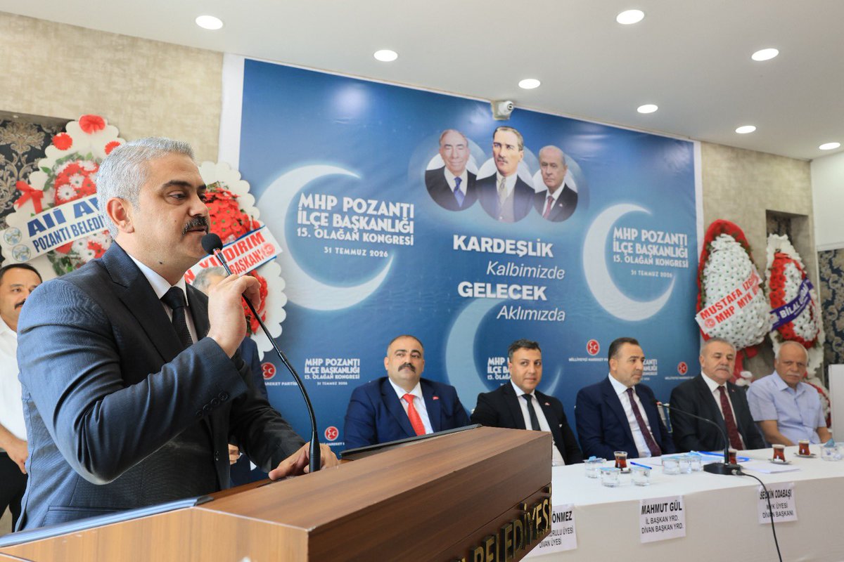 CemTutsoy's tweet photo. 📍Pozantı

Ülkü Ocakları Adana İl Başkanlığı olarak, MHP MYK Üyemiz Seçkin Odabaşı'nın Divan Başkanlığını yaptığı MHP Pozantı İlçe Başkanlığımızın 15. Olağan Kongresi'ne; MHP Adana İl Başkanımız Hakan Yıldırım, MHP İlçe Başkanlarımız, Pozantı Belediye Başkanımız ve Ülkü Ocakları Pozantı İlçe Başkanımız birlikte katıldık.

MHP Pozantı İlçe Başkanı seçilen Sevgi Ayvalı'ya başarılar diliyor, görevi devreden Mehmet Kurtul'a bugüne kadar vermiş olduğu emek ve hizmetlerinden dolayı teşekkür ediyoruz.