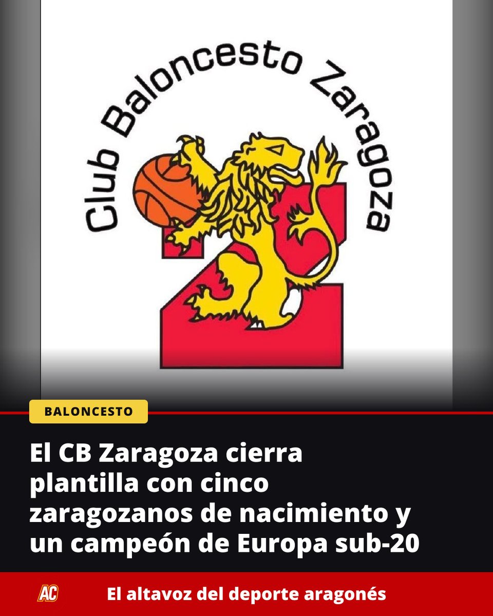aragoncompite's tweet photo. 🏀 El CB Zaragoza cierra plantilla con cinco zaragozanos de nacimiento y un campeón de... @cbzaragoza

🔗 https://t.co/BiEv3JlZBu

#AragonCompite #baloncesto https://t.co/YXkhiPt3U0