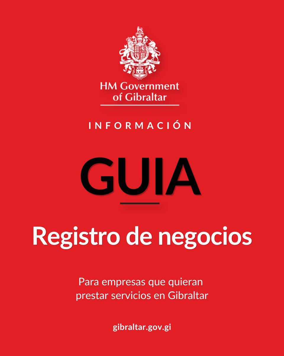 InfoGibraltar's tweet photo. El Gobierno de #Gibraltar ha publicado una #guia en la que se explica cómo las  #empresas establecidas en España, o en cualquier otro lugar, pueden registrarse para prestar servicios legalmente en Gibraltar. https://t.co/3YelpEeuhc