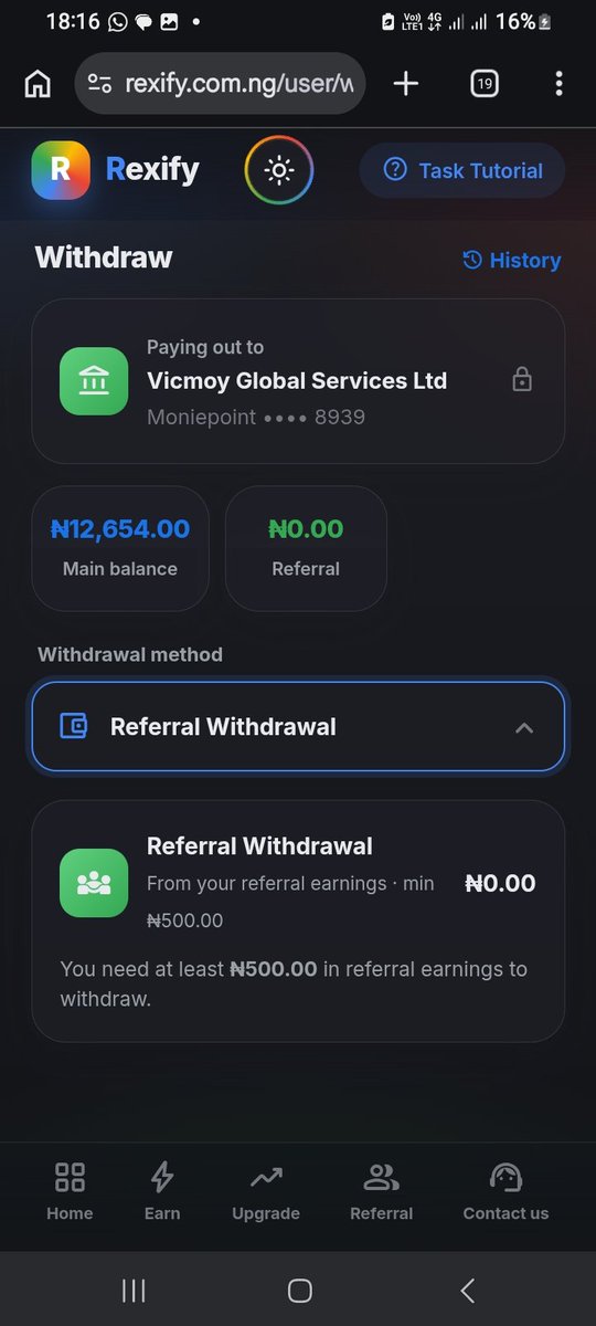 Galificent_23's tweet photo. @madamayo_ Pls I have abt 12k from referrals
How do I earn from the referrals?? https://t.co/xcL8rkP07z