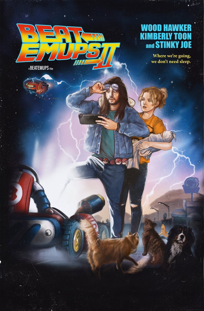 BeatEmUps's tweet photo. Today is the LAST DAY to Pre-Order the BEATEMUPS x Back to the Future MOVIE POSTERS! 

I absolutely love these and you can get BOTH for $17.99! ⚡️⏲️🚗 https://t.co/tQoGPHJI5s 

All original art from artist https://t.co/bU8Xo3Bnqc https://t.co/p6X42fbWuZ