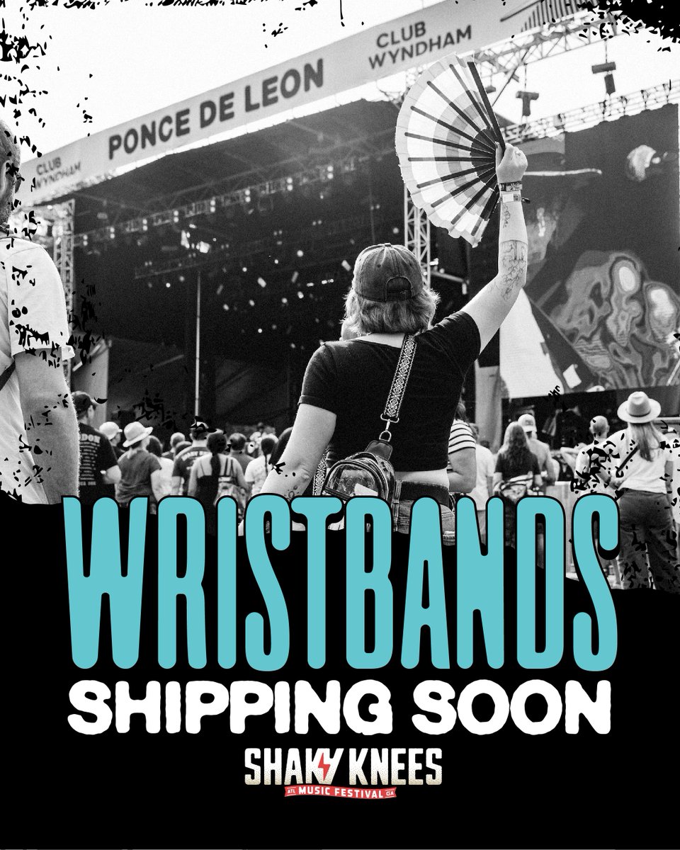 ShakyKneesFest's tweet photo. Your wristbands are otw 🫡 https://t.co/bXLdU1xwFK