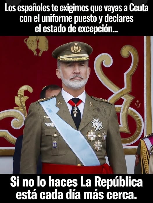 pepeluspain's tweet photo. Sin paños calientes…
Chocan dos trenes, y él sigue entregando premios.
Arde el país, y él sigue entregando premios.
Invaden España, y él sigue entregando premios.
Más allá de para firmar papeles, dar la mano y entregar premios,
¿Para qué cojones sirve el Rey? https://t.co/IWKXWReBCw