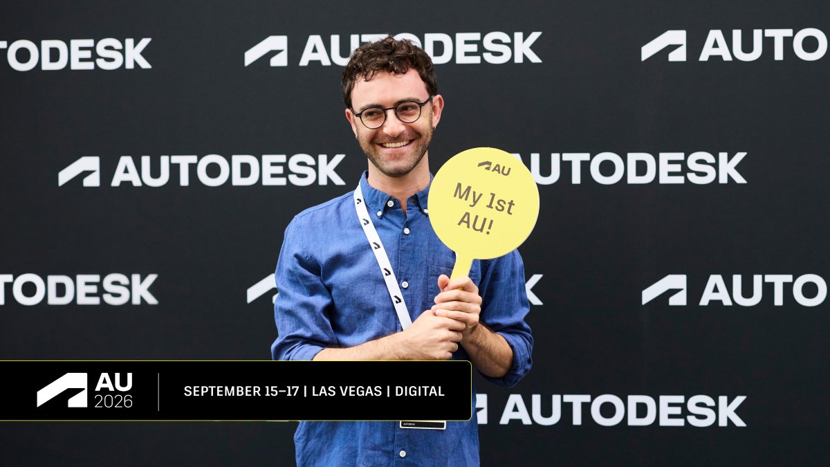 autodesku's tweet photo. First time at #AU2026? 🤩 

We've rounded up everything you need to know before you arrive—from planning your schedule and navigating the Expo to networking tips and can't-miss experiences. 

📖 Read the First-Timer's Guide to AU: https://t.co/gpObVh1dm2

#Autodesk #DesignAndMake https://t.co/v2azTghRzG