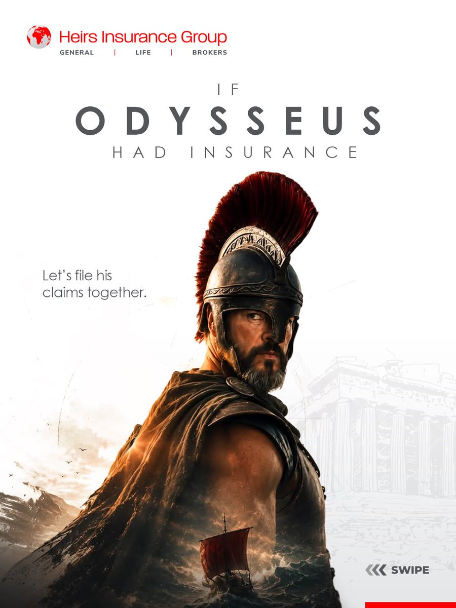 HeirsInsurance_'s tweet photo. If only... Odysseus had Heirs Insurance. 👀🤺

Swipe >>> https://t.co/KRsFsbrGmE