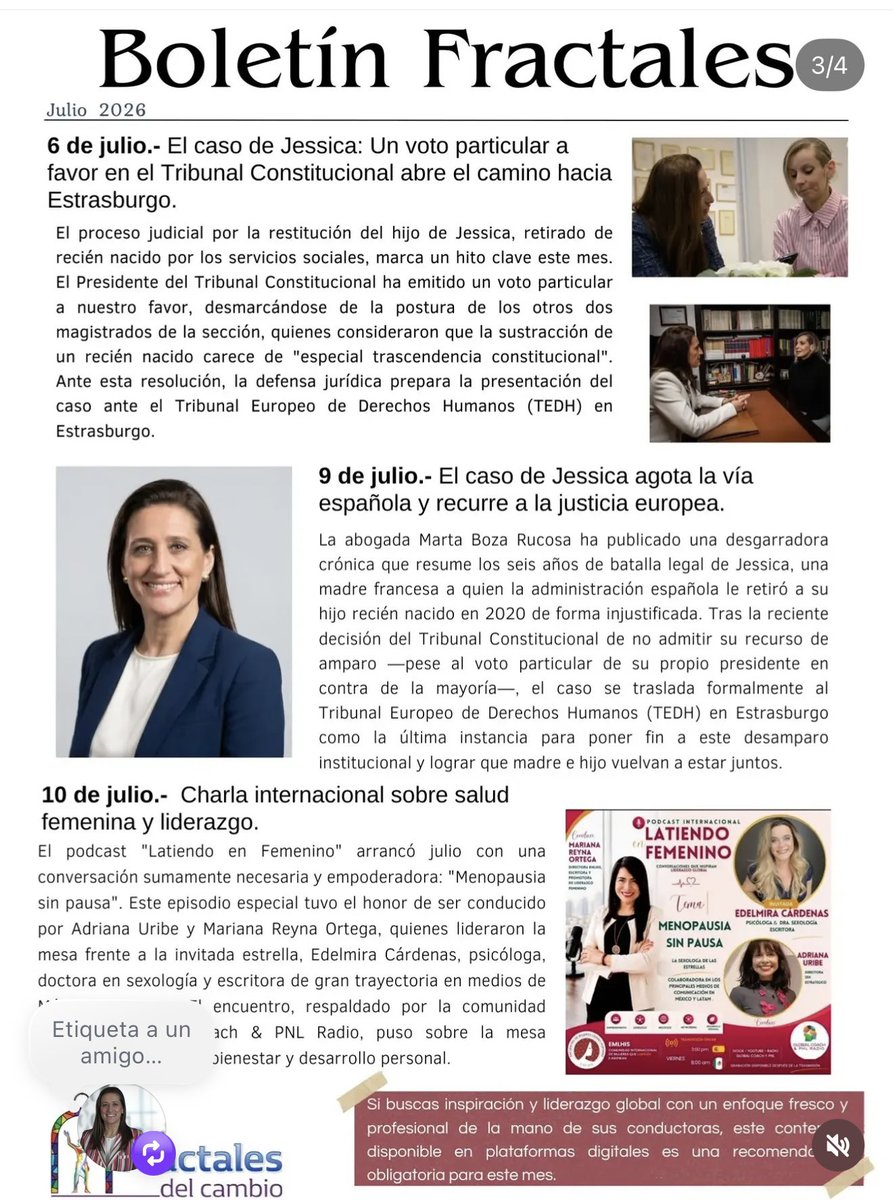 NULIDADcanonica's tweet photo. Honrada y agradecida de que Instituto Latinoamericano de Estudios de Posgrado - ILEP haya recogido algunos hitos de mi profesión de Abogada de Familia 🙏🏽. https://t.co/jODQsoIgvR