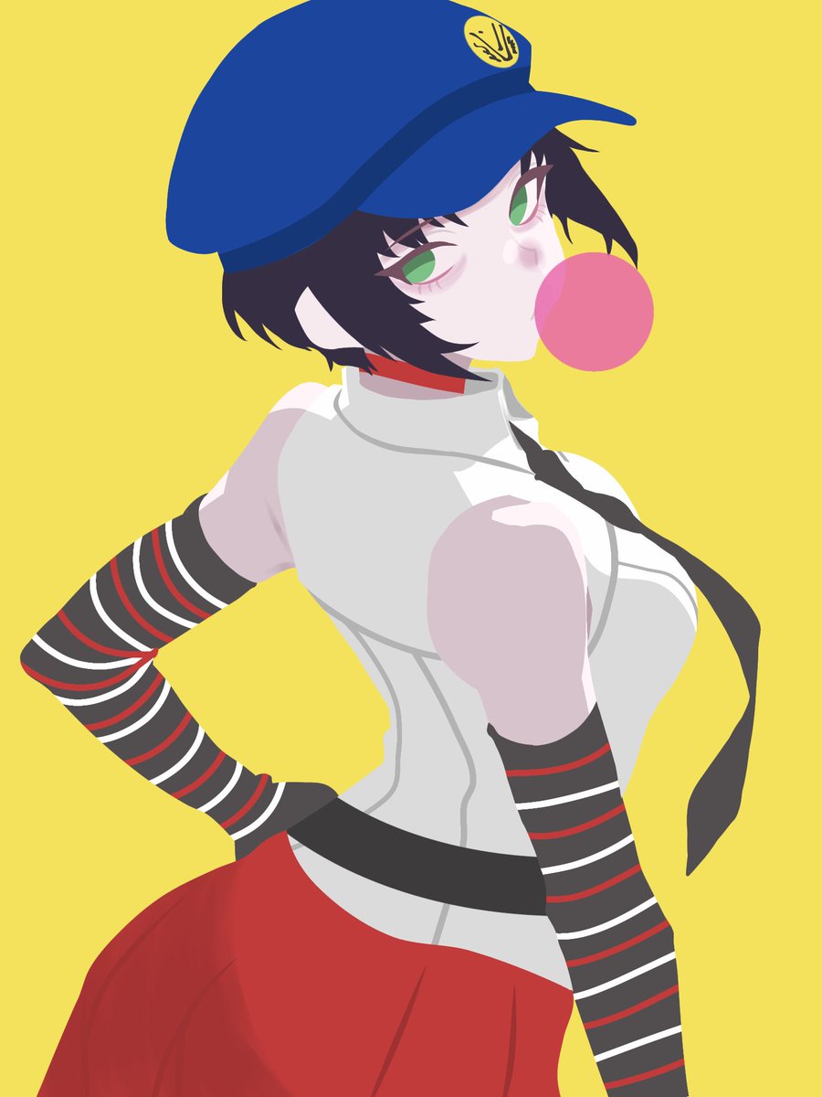 Donjimq's tweet photo. Rude attendant #persona4 https://t.co/S9cOoAHTxm