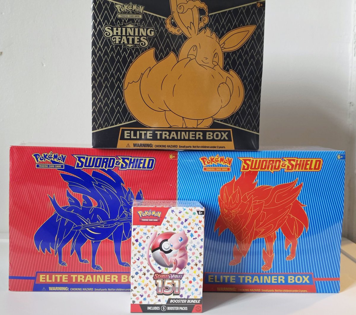 parkyspokestop's tweet photo. 🧇 The Goods Consign 🧇 

🥇 1x Shining Fates ETB, 2x SWSH Base ETB and 1x 151 Booster Bundles

$5 a spot, 144 spots total! 28 max!

Wheel of 💀 live on Twitch 💜

RT for a chance at a free spot ❤️

🚢 and insurance included in the US https://t.co/gys7Y6BfUw