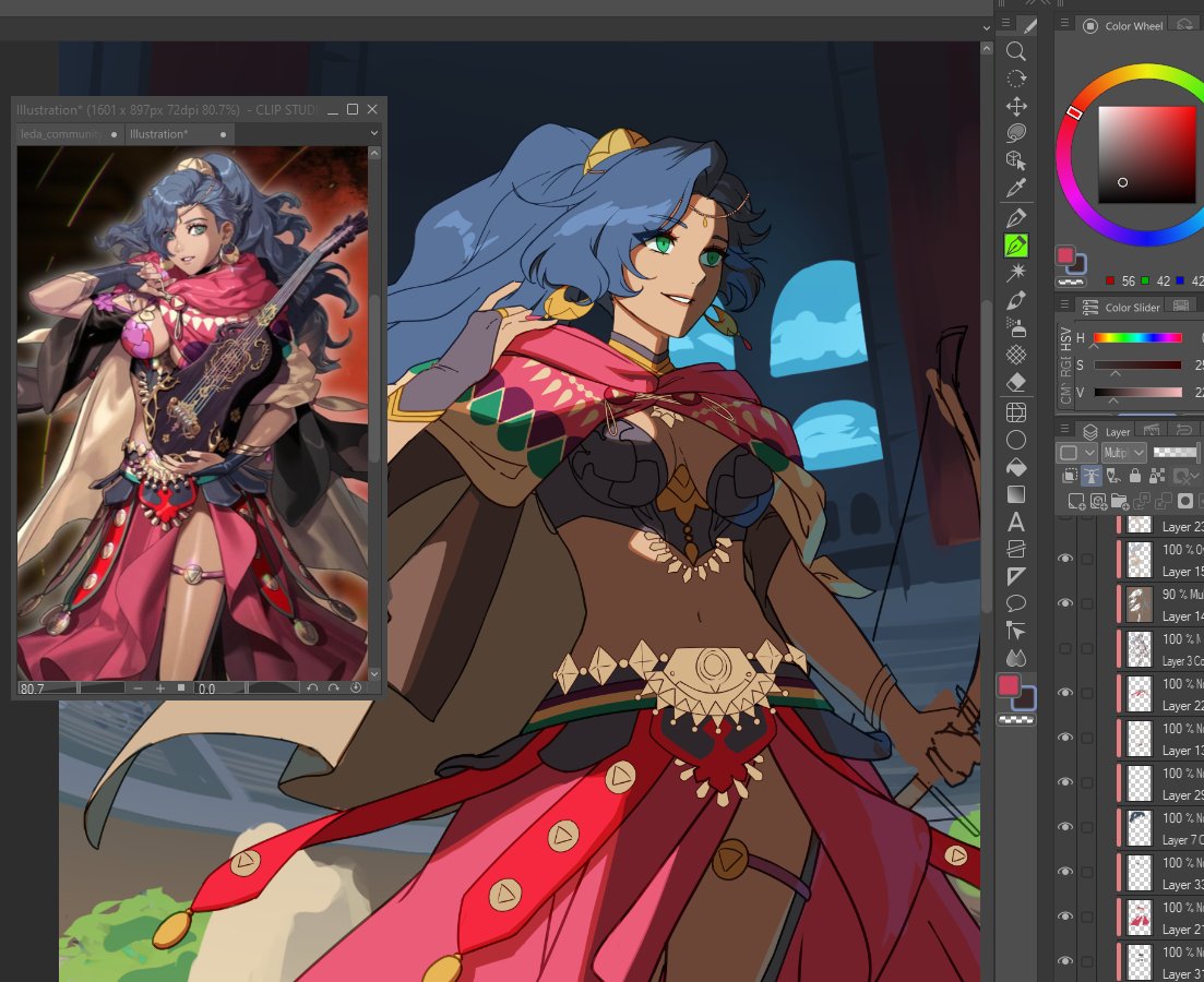Caminukai's tweet photo. Leda WIP 🏹 I cannot WAIT for this game man 🥹 I love her so much!!!

#FE万紫千紅 #FireEmblem https://t.co/TWkkeRpsZW