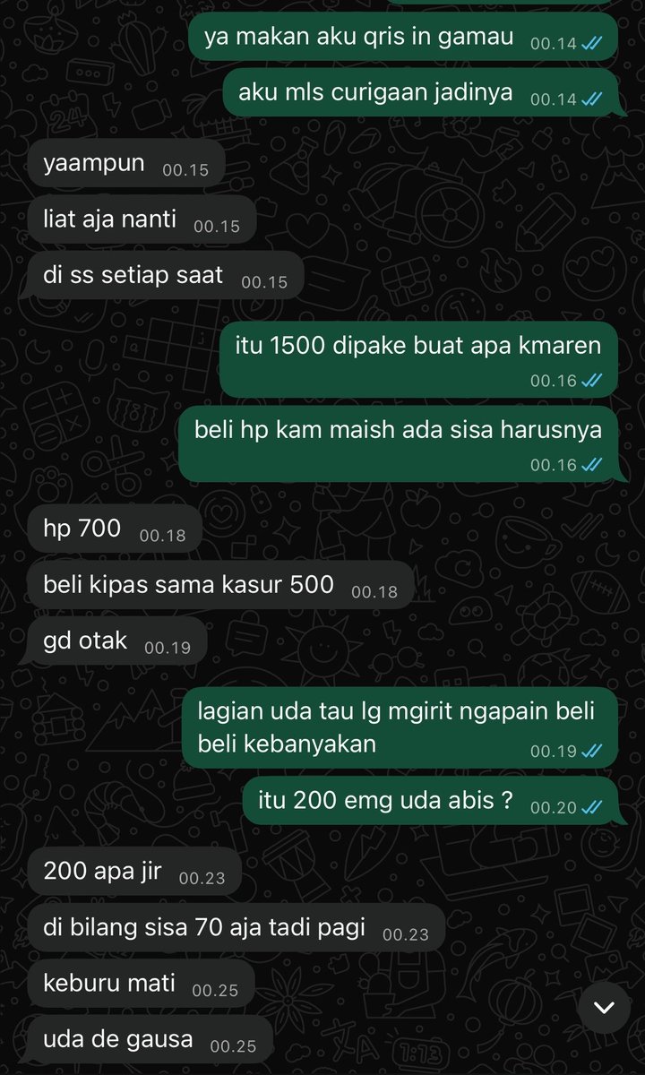 spaaylater's tweet photo. sial banget emang ketemu bedebah ini di hidup gue , itu masi mending gue bantu bayar 1.9 sisa spaylater awal 3.2jt skrg uda nambah bunga banyak bgt . ITU YG PINJOL . utang2 yang lain gue ikhlasin semua contohnya gini sering tbtb minta tf . blm jatah makan gue qris in kdg gopud in https://t.co/2DYttEl9p9