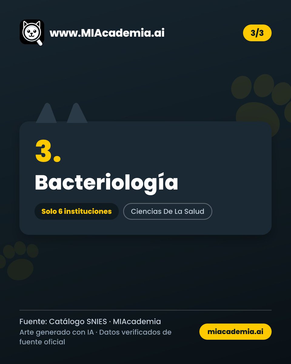 MIA_cademia's tweet photo. ¿Sabías que "Revitalización de la Madre Tierra" es una carrera profesional en Colombia y solo la dicta 1 institución? 🤯🌱

Descubre tu verdadera vocación con IA y no dejes tu futuro al azar. Explora opciones únicas y verificadas en MIAcademia 🤖🎓

👉 https://t.co/6TzZfEdiJa https://t.co/wKPkYYxmnr